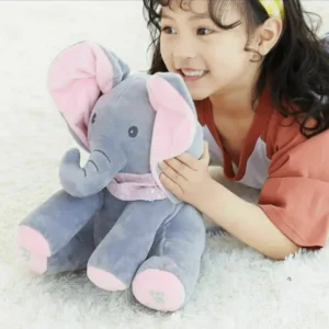 Peek-a-Boo Plush Elephant