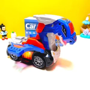 Dinosaur Deformation Car With Music & Lights