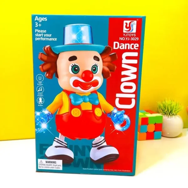 Dancing Clown Toy With Music & Lights