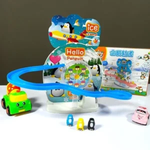 Musical Penguin Flying Track Toy